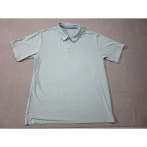 Free Fly Polo Shirt Mens XL Green Comfort Golf Performance Stretch Short Sleeve